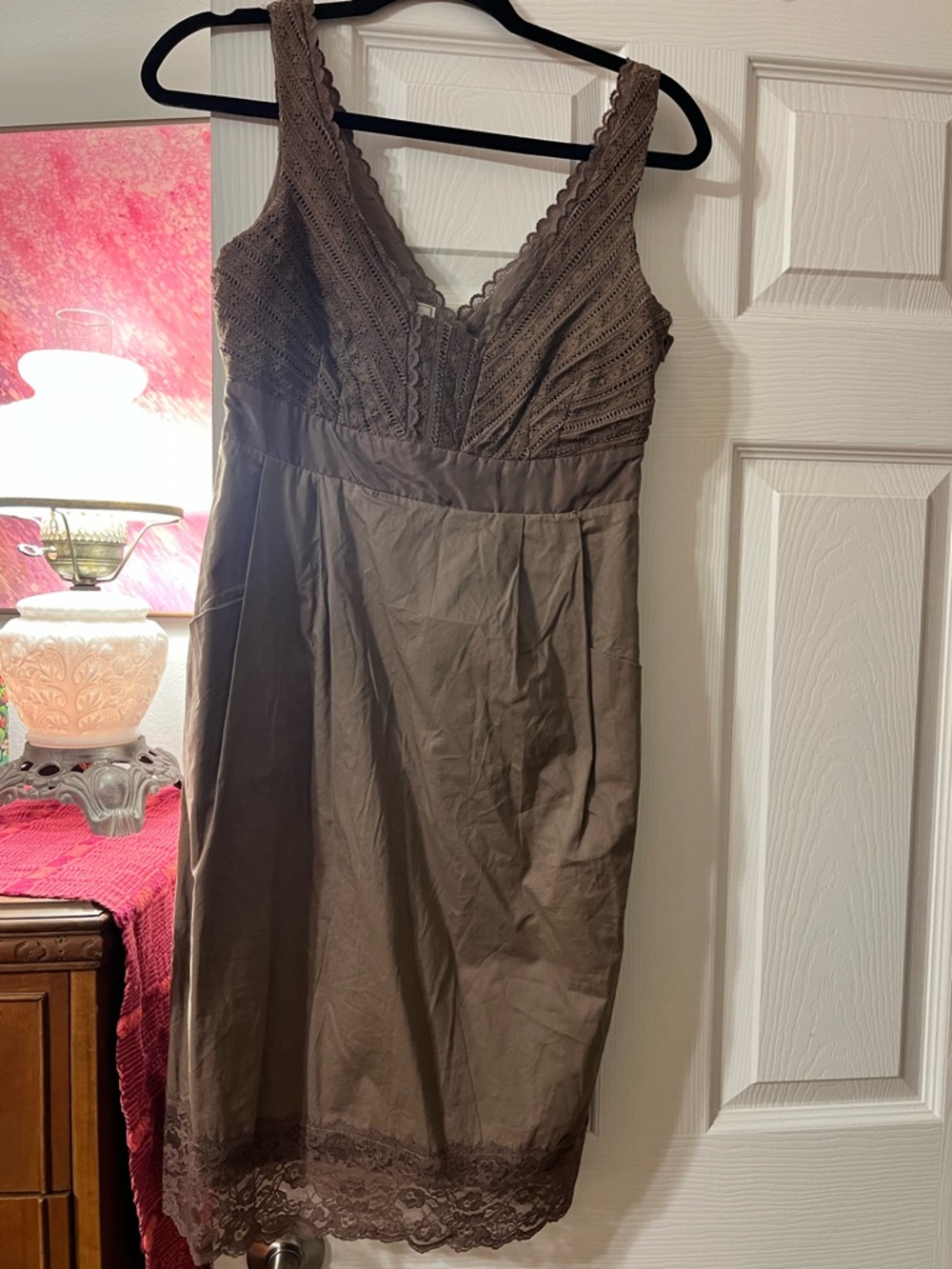 Moulinette Soeurs Satin Label on Brown Lining